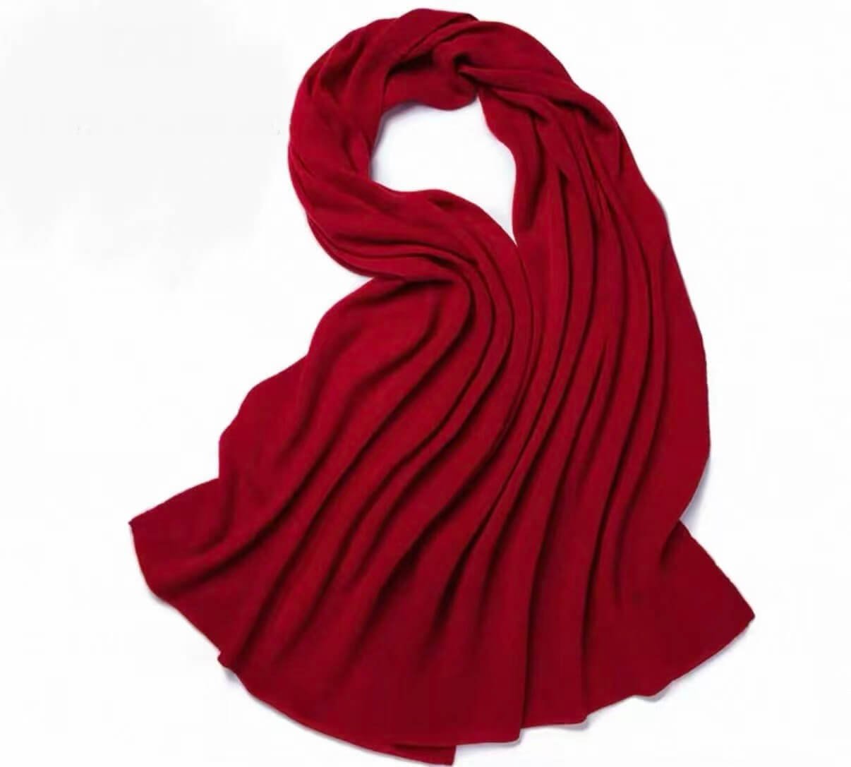 Women’s solid color cashmere shawl for everyday luxury
