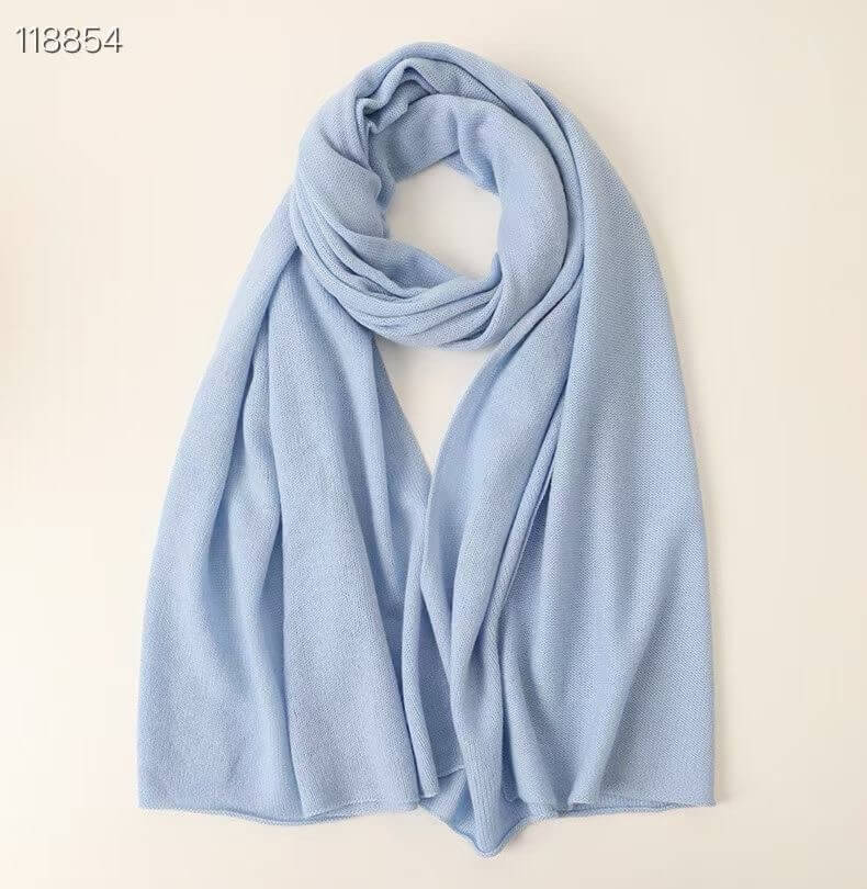 Women's solid color cashmere shawl made from 100% pure cashmere, soft warm and breathable