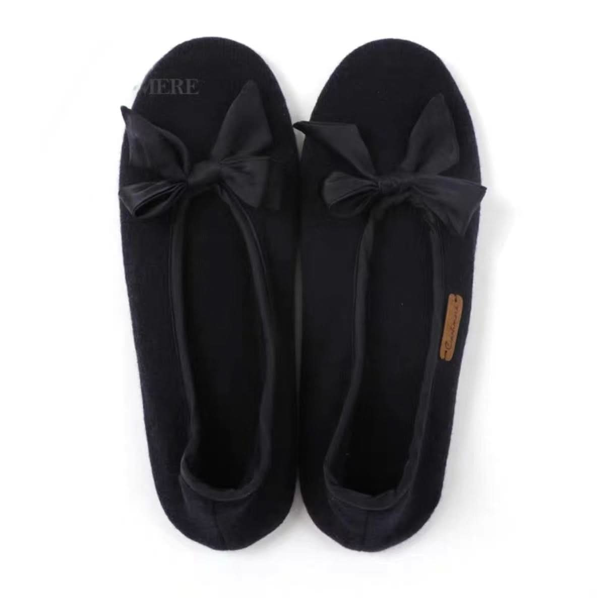 Women's cashmere slipper shoes