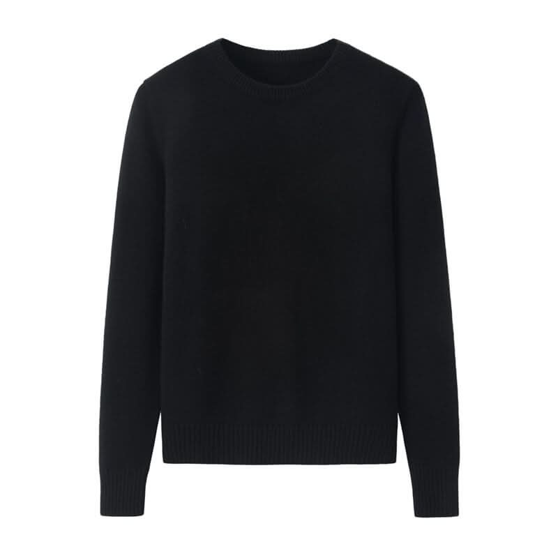 black cashmere mock neck sweaters for winter 