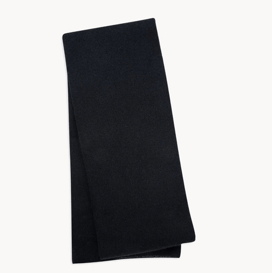 Oversized 100% Cashmere black Scarf Wrap for women