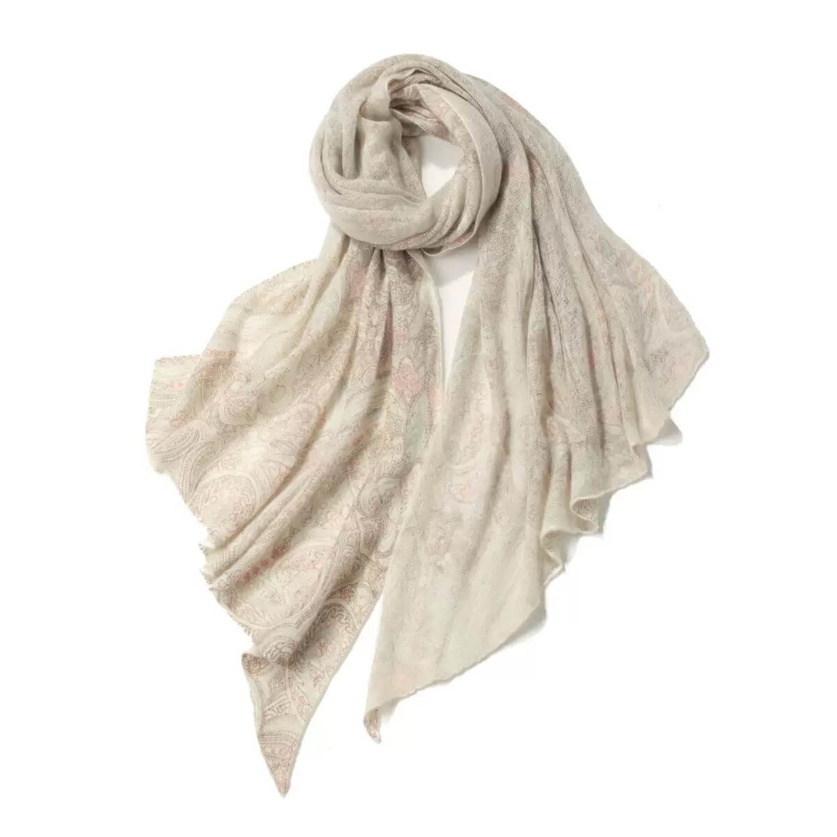breathable cashmere scarf for warm weather