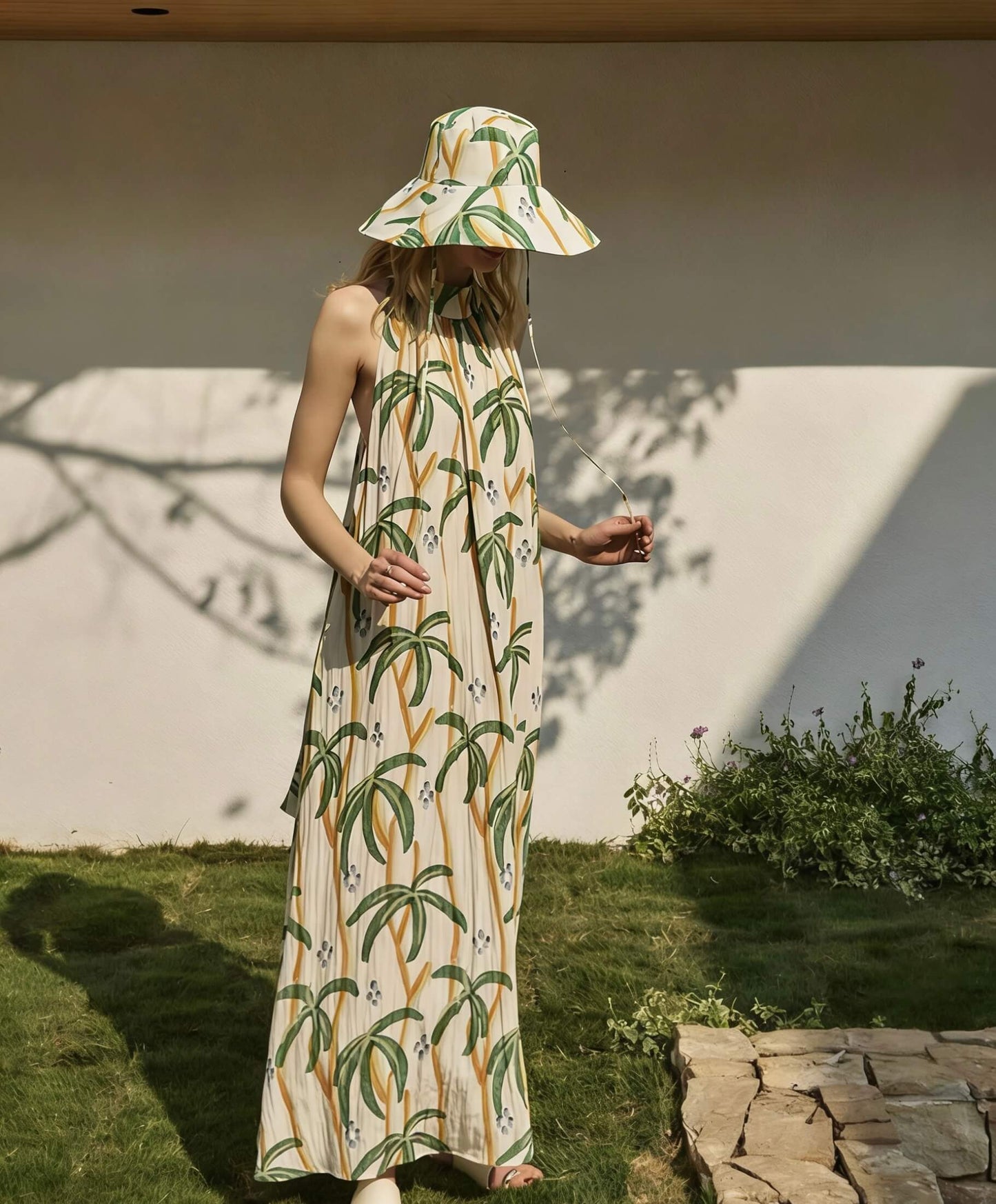 lightweight lyocell linen summer sun hat women