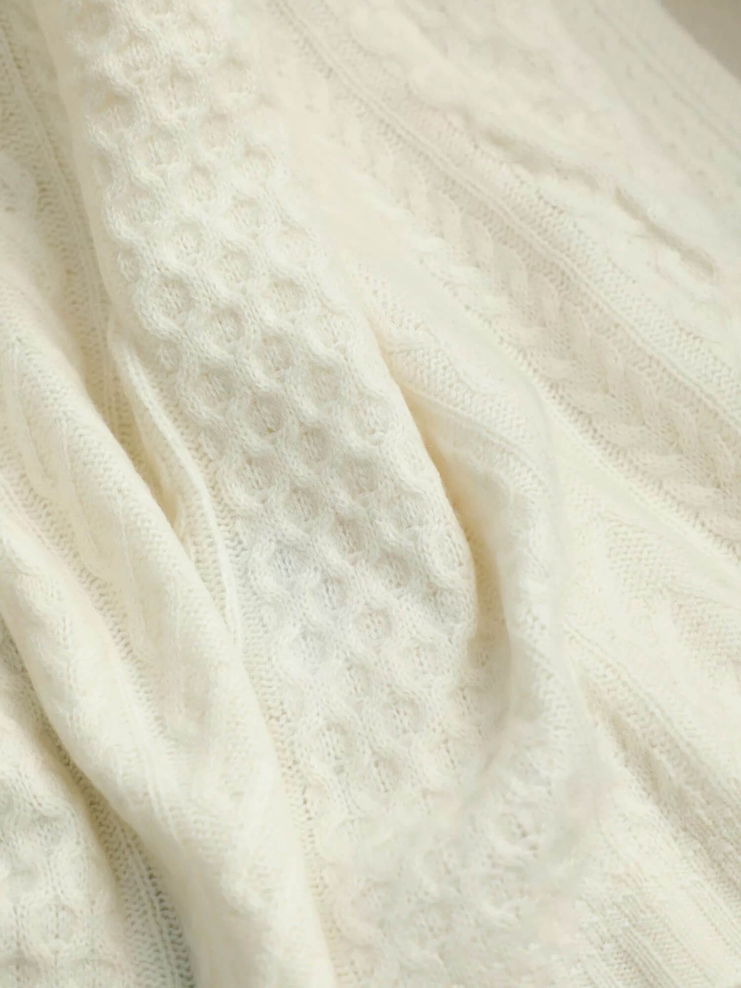 Women’s 100% Cashmere Knit Scarf 200×70cm,Luxurious pure cashmere wedding stole in timeless ivory white