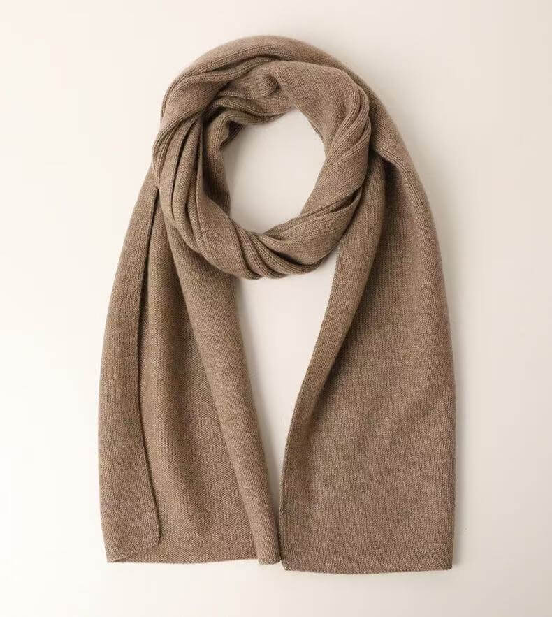 camel 100% cashmere mini scarf classic luxury winter scarf