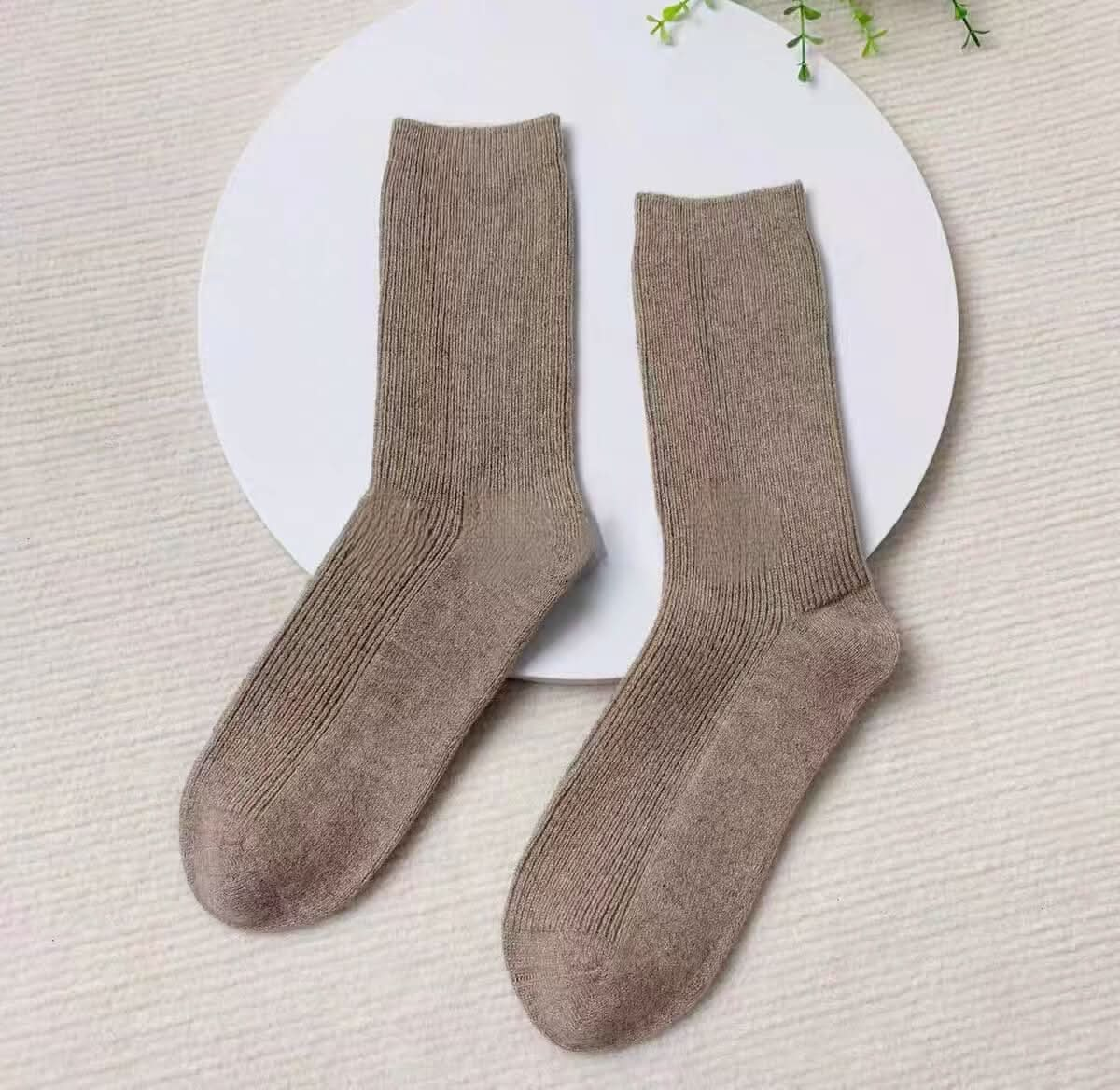 Women's cashmere bed socks