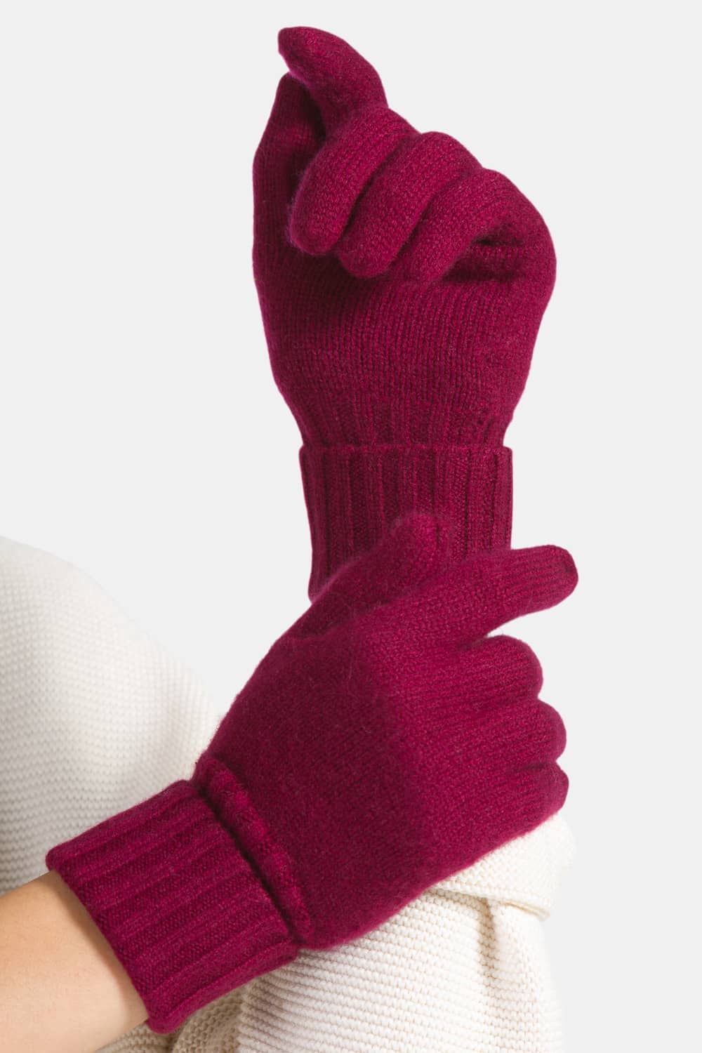 Soft pure cashmere winter gloves for women, elegant cold weather accessory available in 12 classic shades