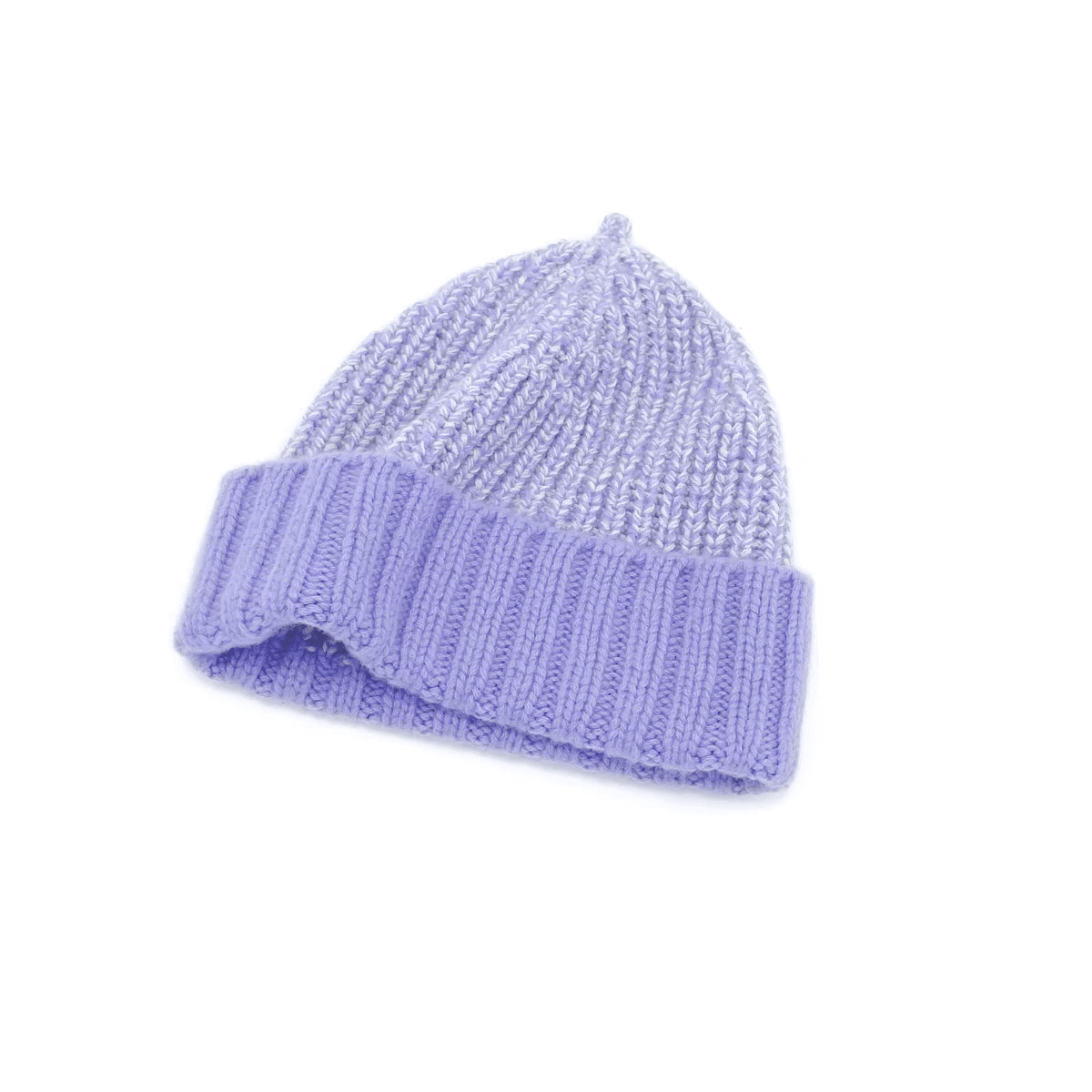 women's chunky lavender cashmere beanie hat, best Christmas gift, new year gift