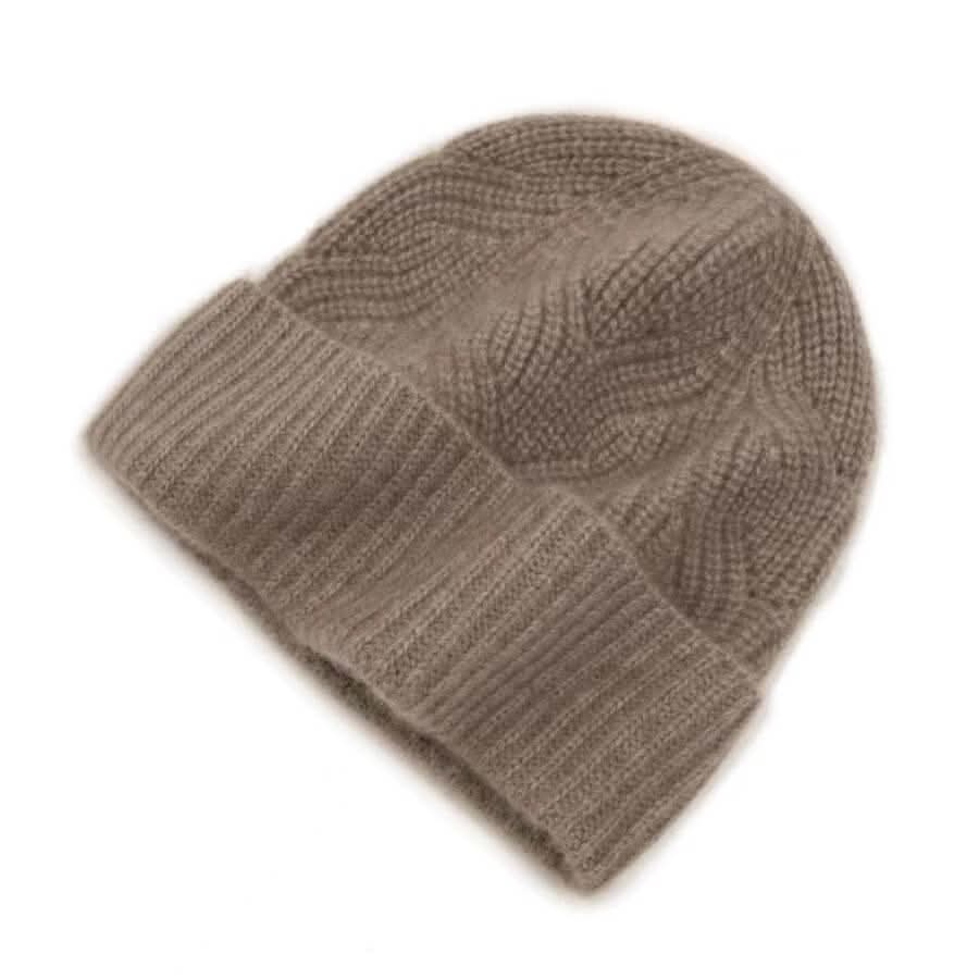 pure cashmere cable beanies hats