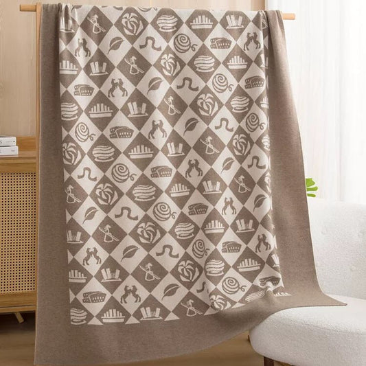 Luxurious 100% Cashmere Throw Blanket