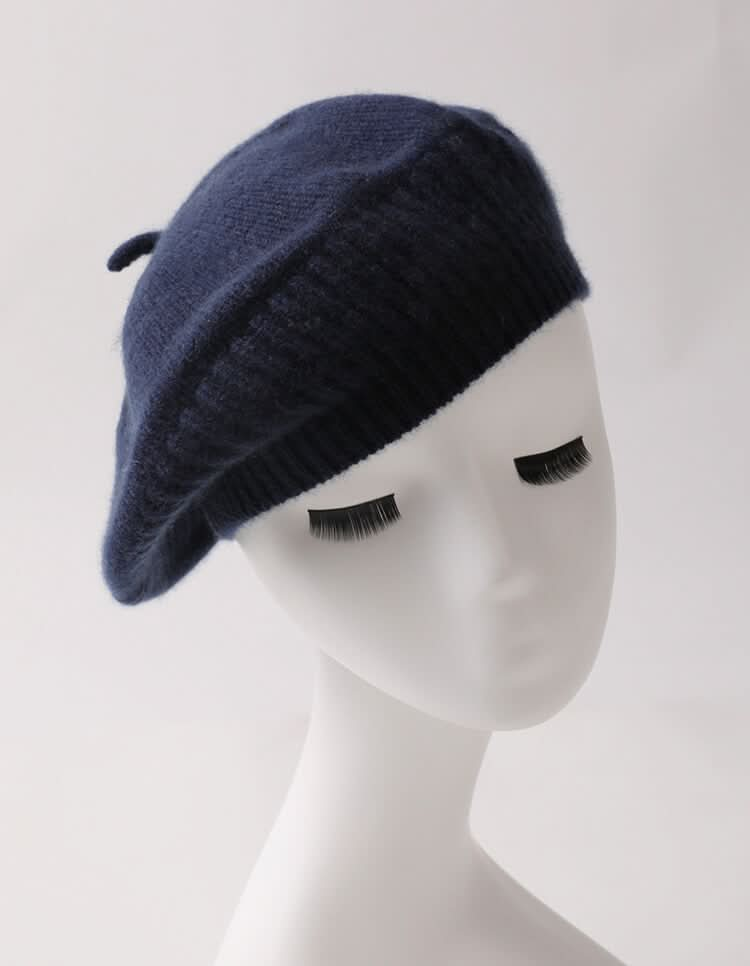 cashmere blue beret beanie hats