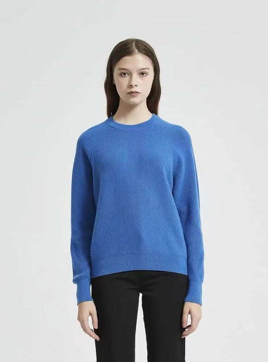 women's 100% cashmere crew neck sweaters