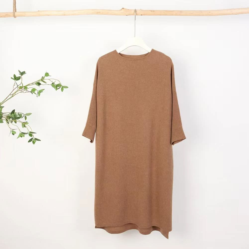 cashmere dress sweaters for women and ladies in camel color