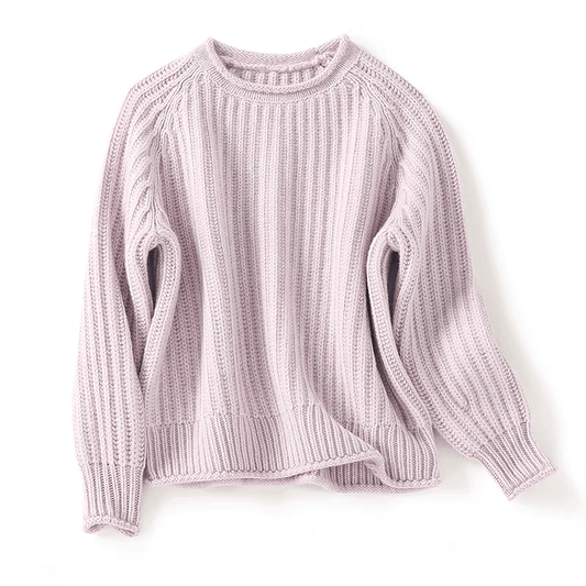 Oversized 100% Cashmere Sweater for Women – Plush Warmth, Modern Craftsmanship in pink