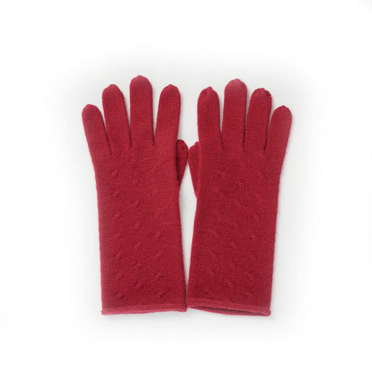women red cashmere gloves ,100% cashmere gloves