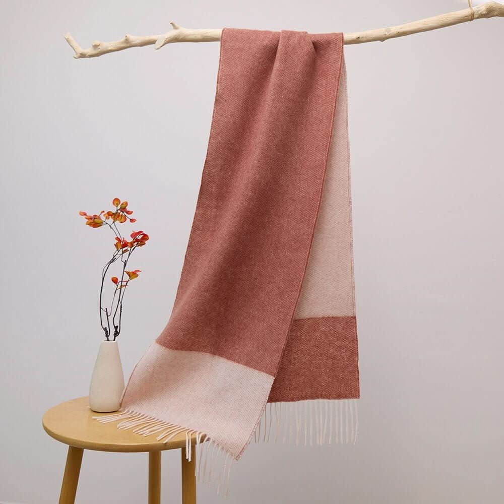 men's cashmere scarf in brown