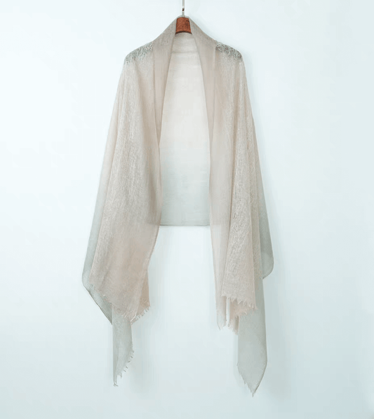 100% Cashmere Gradient Scarf Shawl