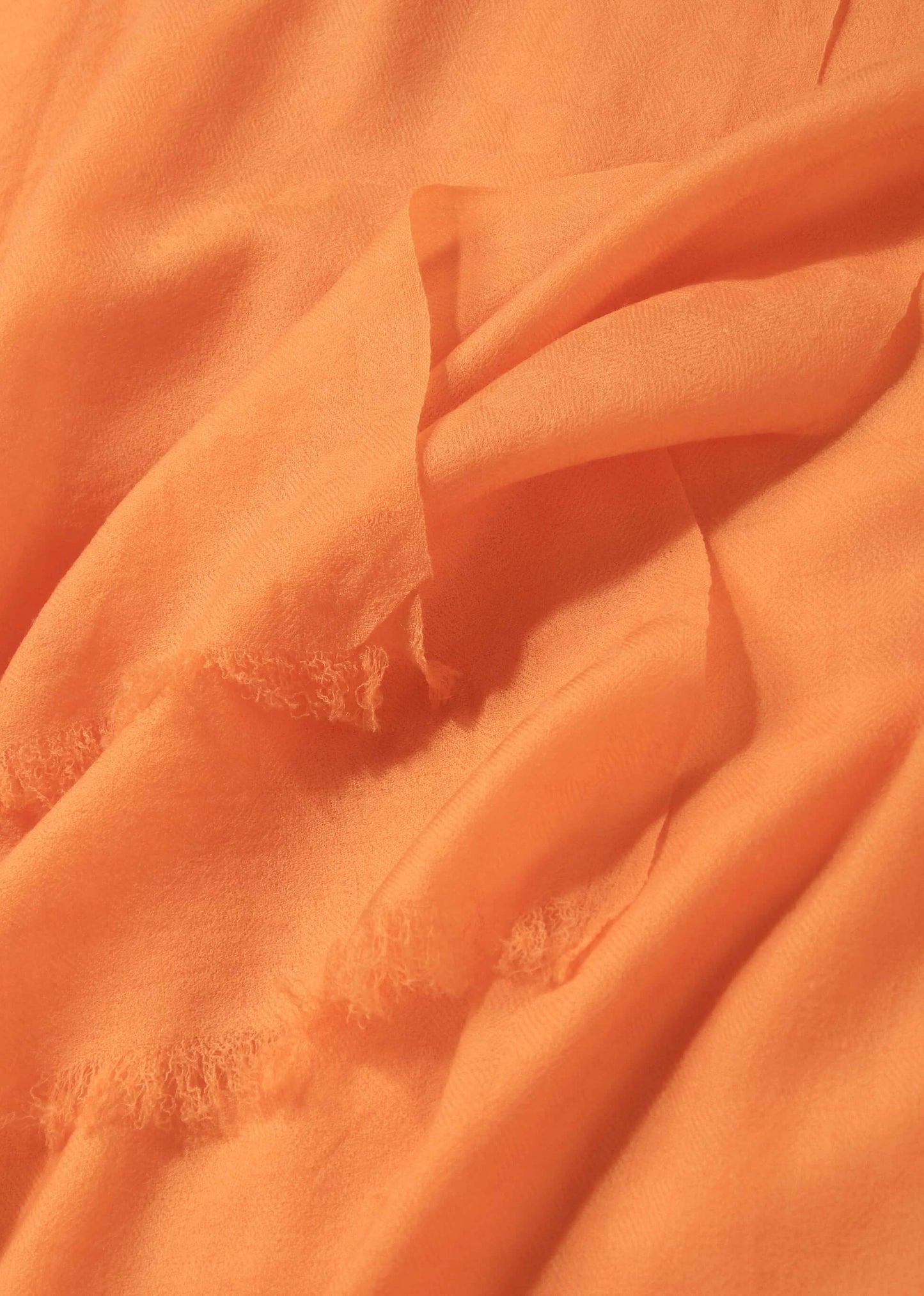orange color cashmere shawl soft airy travel accessory for women