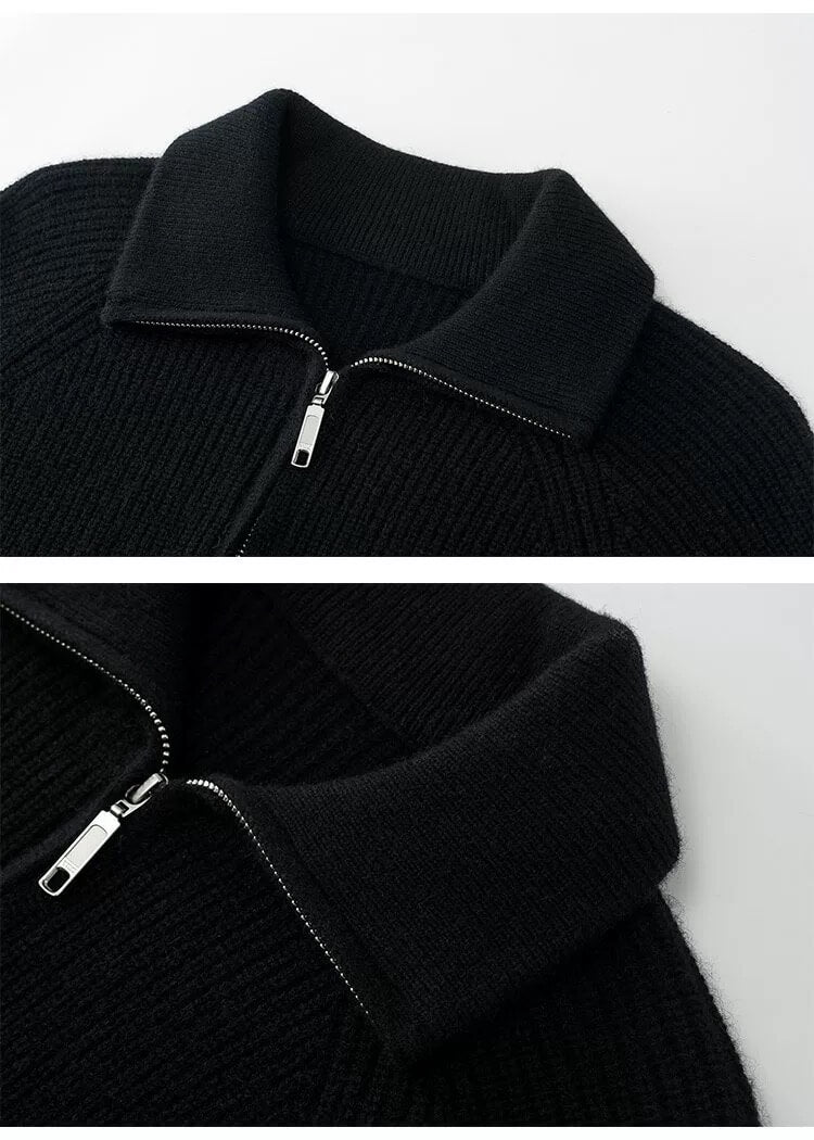 •	thick warm cashmere cardigan
	•	designer cashmere winter wear
	•	unisex cashmere rib-knit jacket