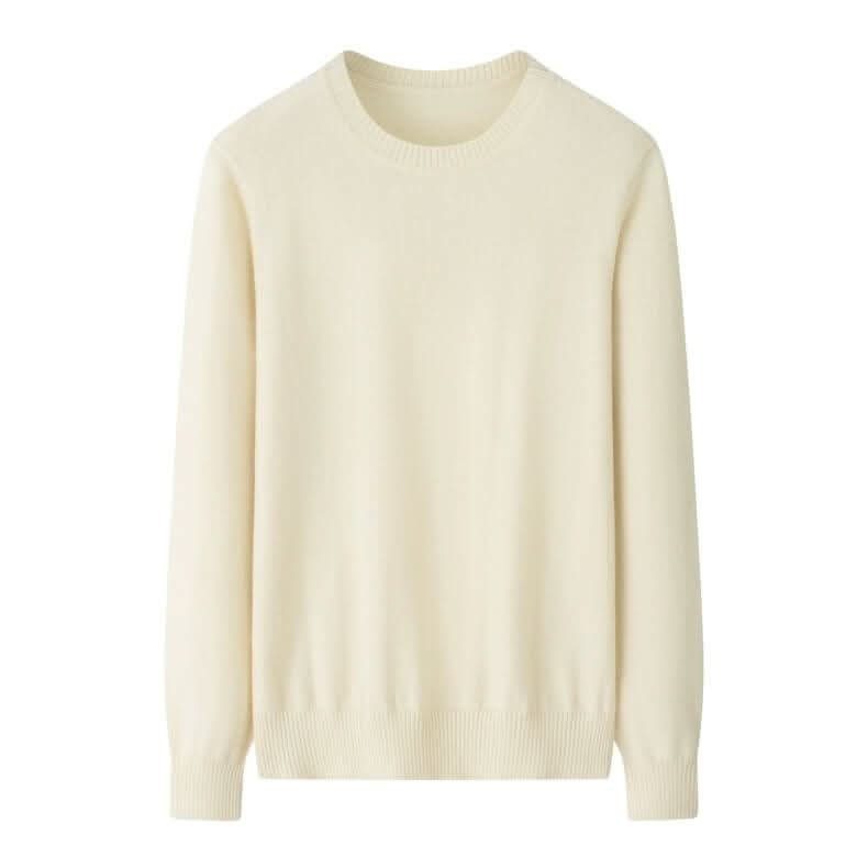 women cashmere crew neck sweaters