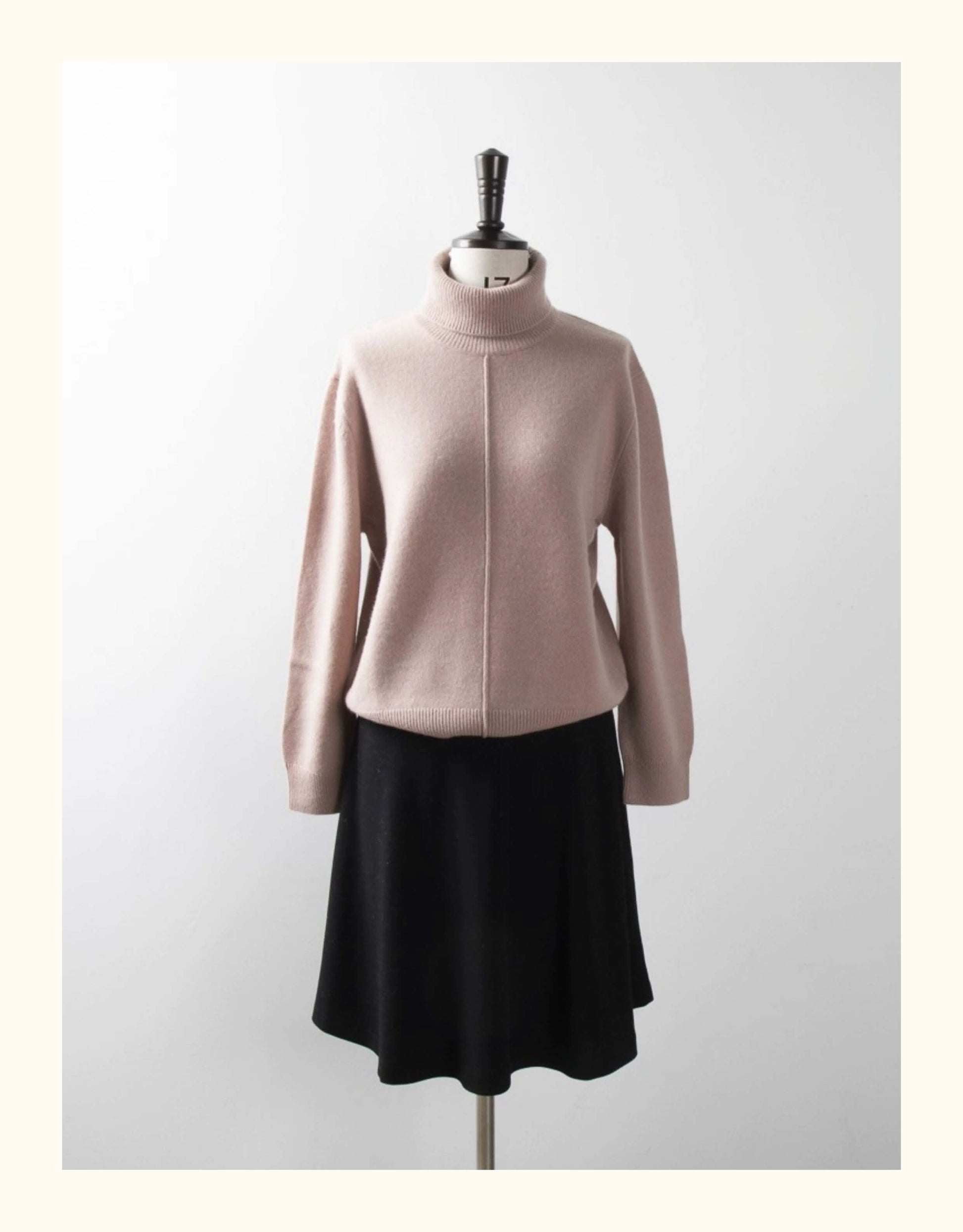 pink turtle neck  cashmere Sweater