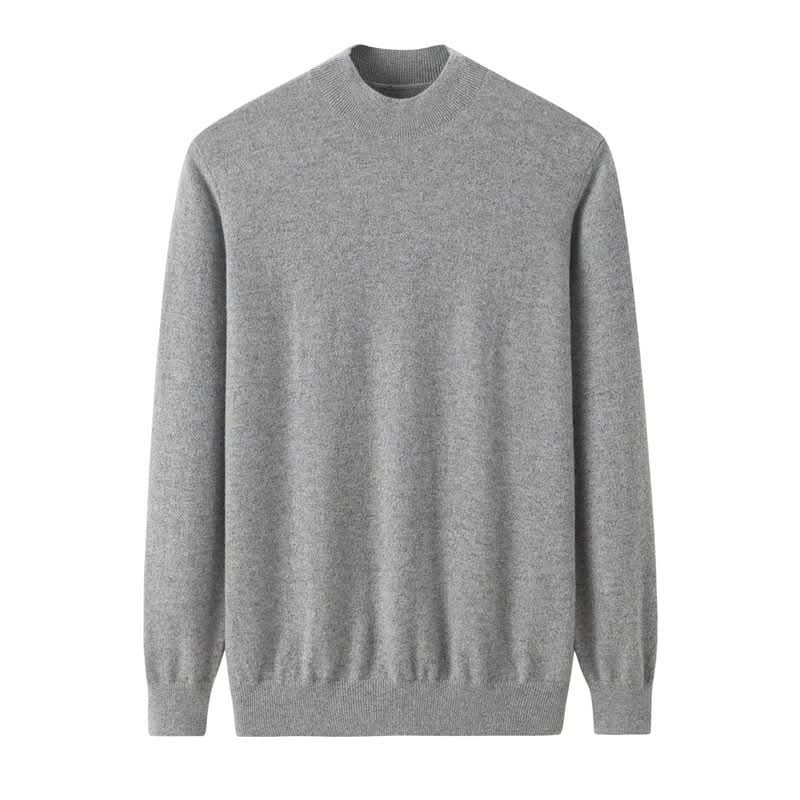 cashmere mock neck sweater for men