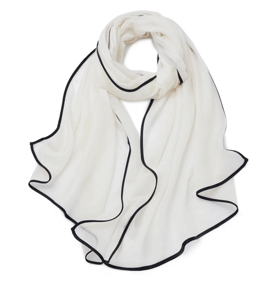 Embrace Effortless Elegance: Pure Cashmere Wrap for Spring Summer in white 