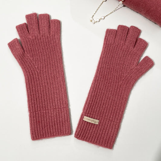 100% cashmere gloves for women