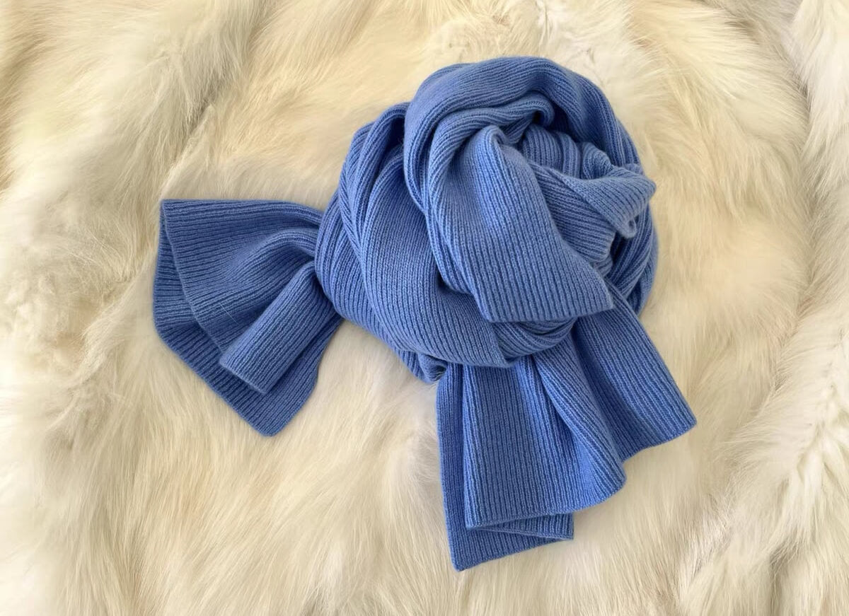 100% baby cashmere scarf 160*30cm