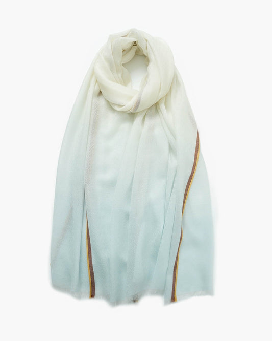 Women's 100% cashmere feather weight scarf shawl