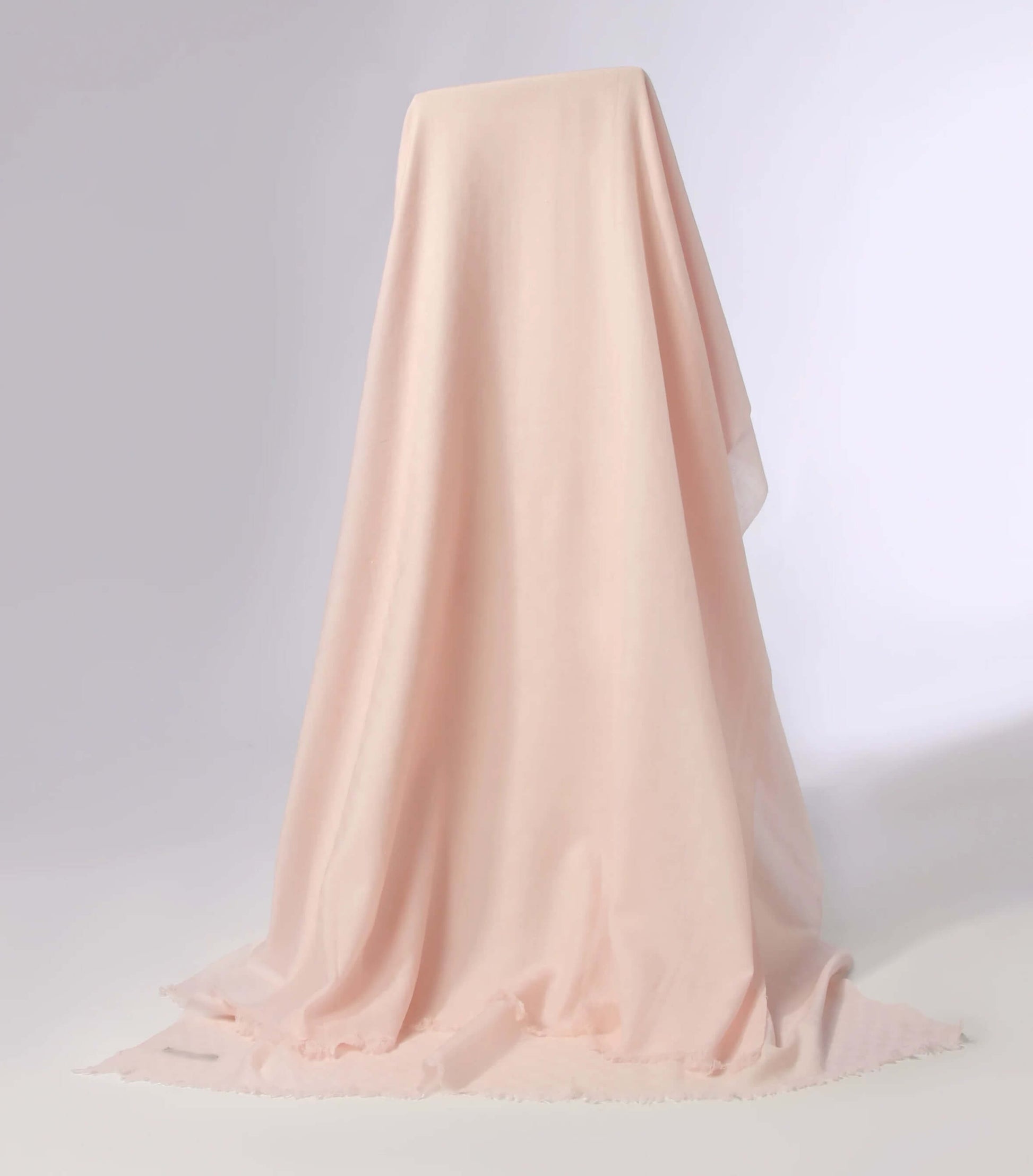 Luxury pure cashmere stole in blush pink perfect for spring and summer