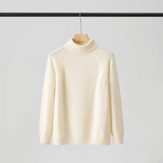 100% cashmere sweater cable knitting sweater