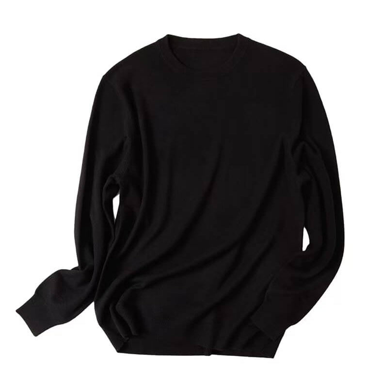 classic crewneck cashmere knit sweater everyday essential