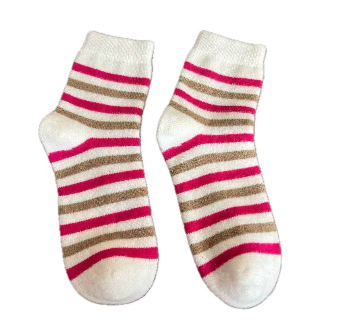 lightweight warm cashmere socks for women home wear