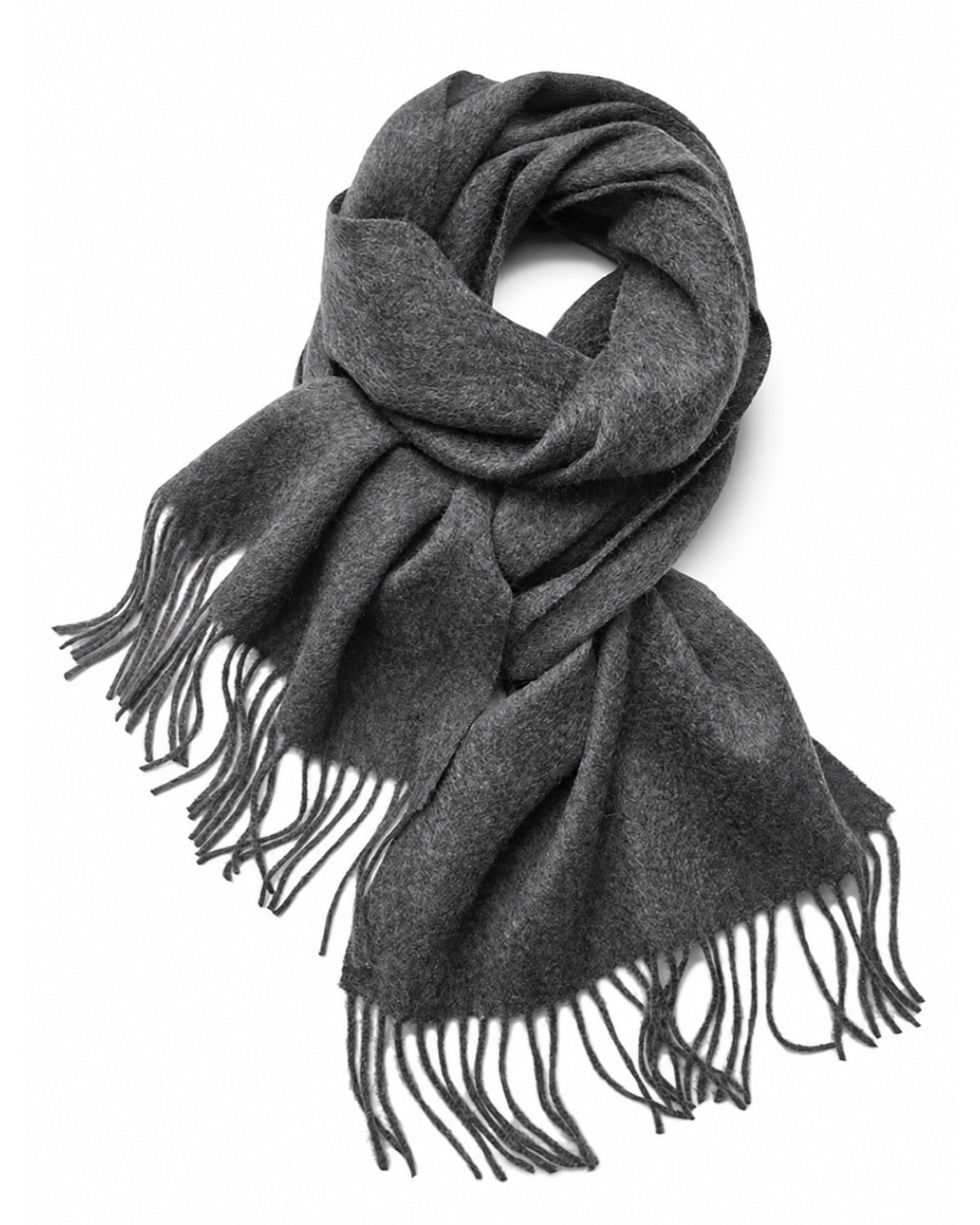 dark grey cashmere scarf soft warm versatile accessory