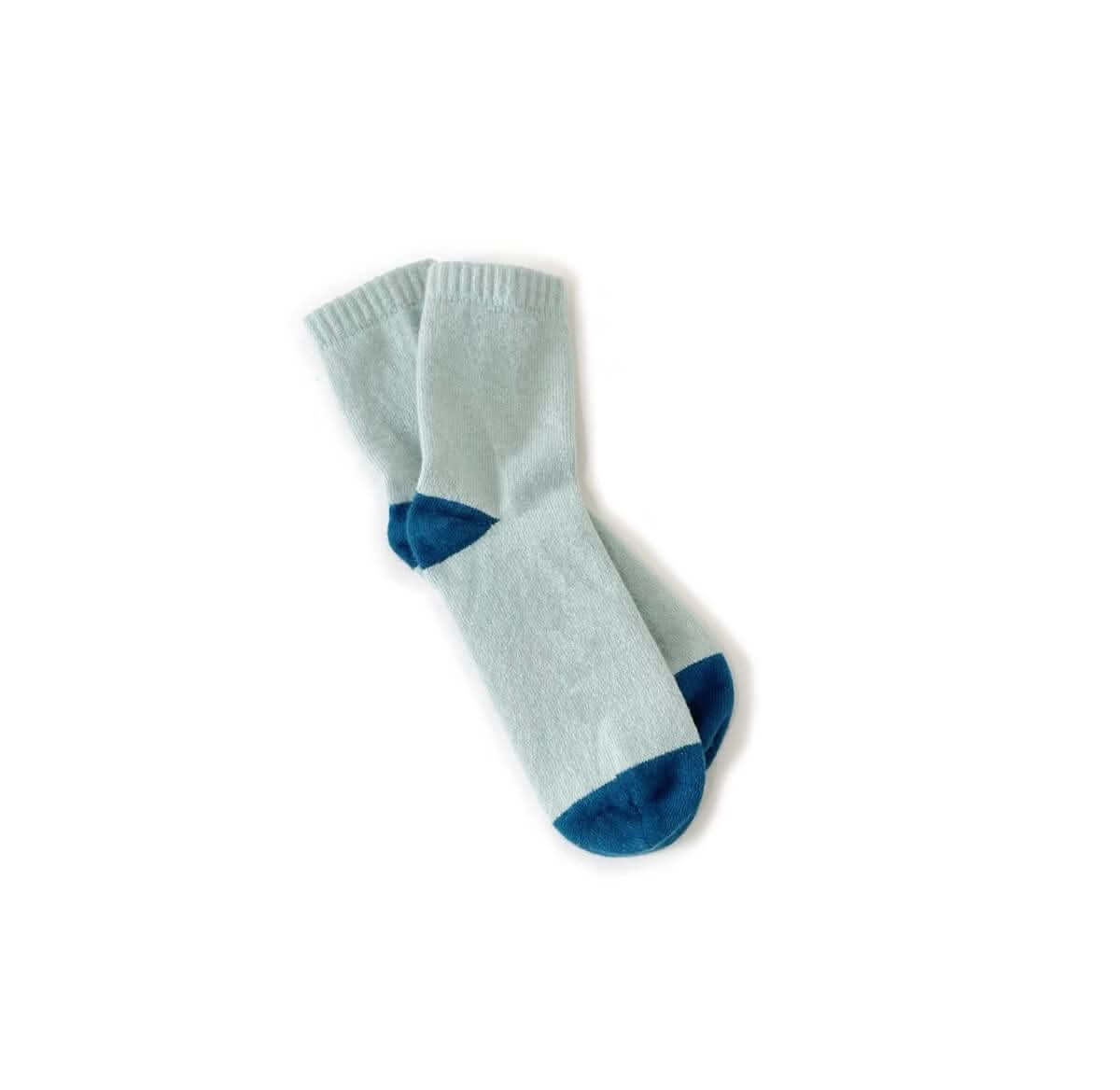 women's cashmere socks in light green