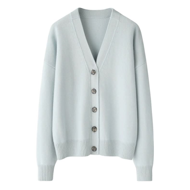 The Cashmere Tiny V-Neck Cardigan