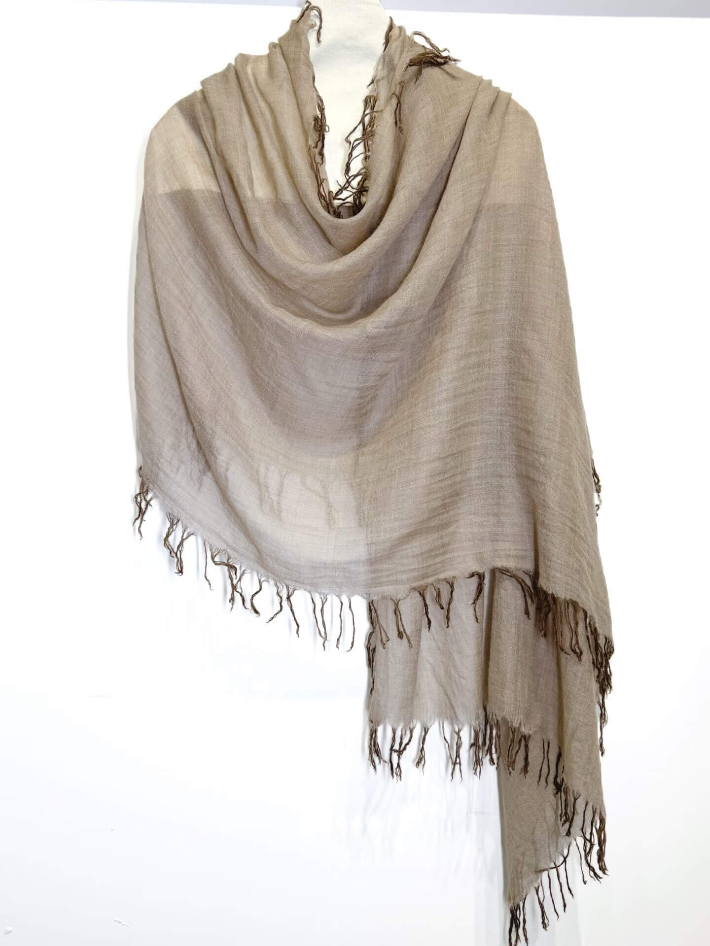 	modern luxury cashmere shawl spring fashion
