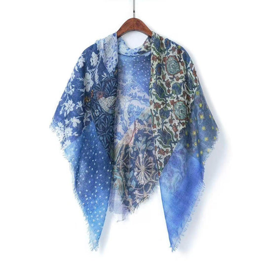 lightweight 100% cashmere square scarf cloud soft texture