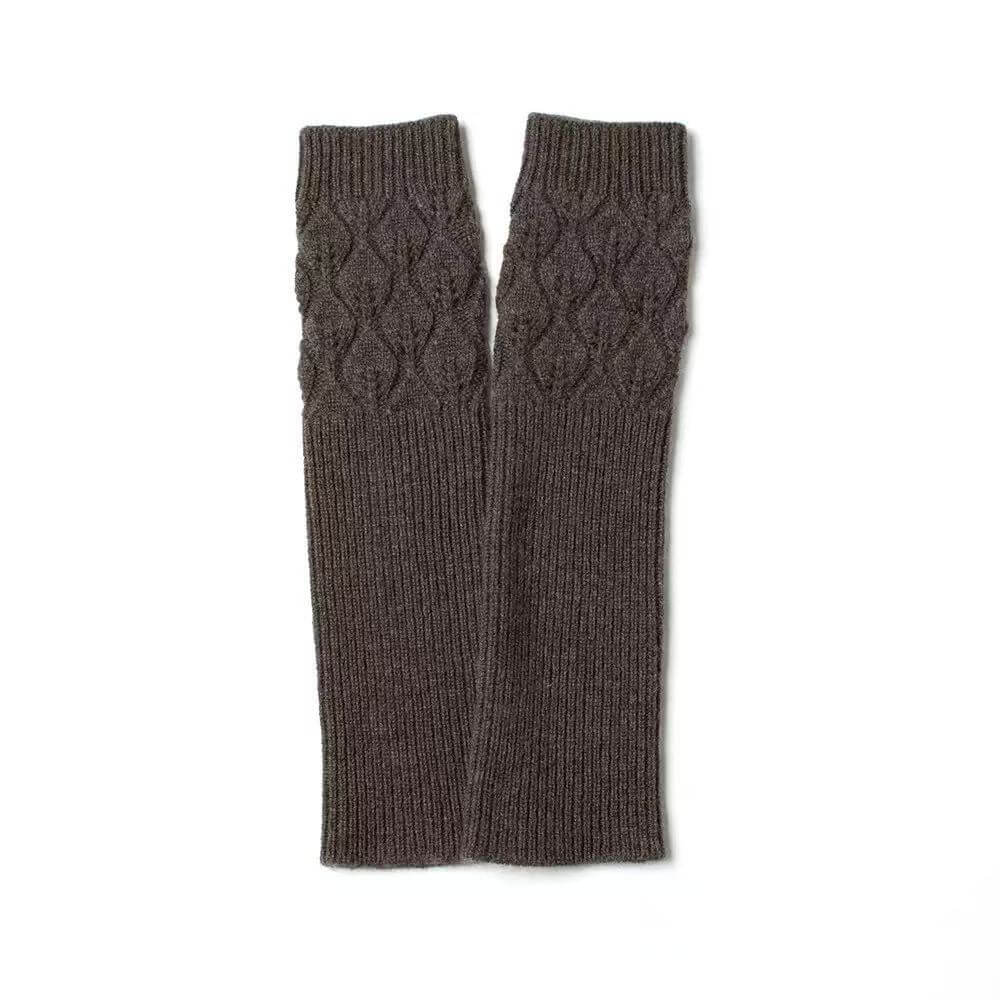 pure cashmere arm warmers fingerless gloves