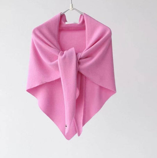 luxury 100 percent cashmere triangle shawl for women