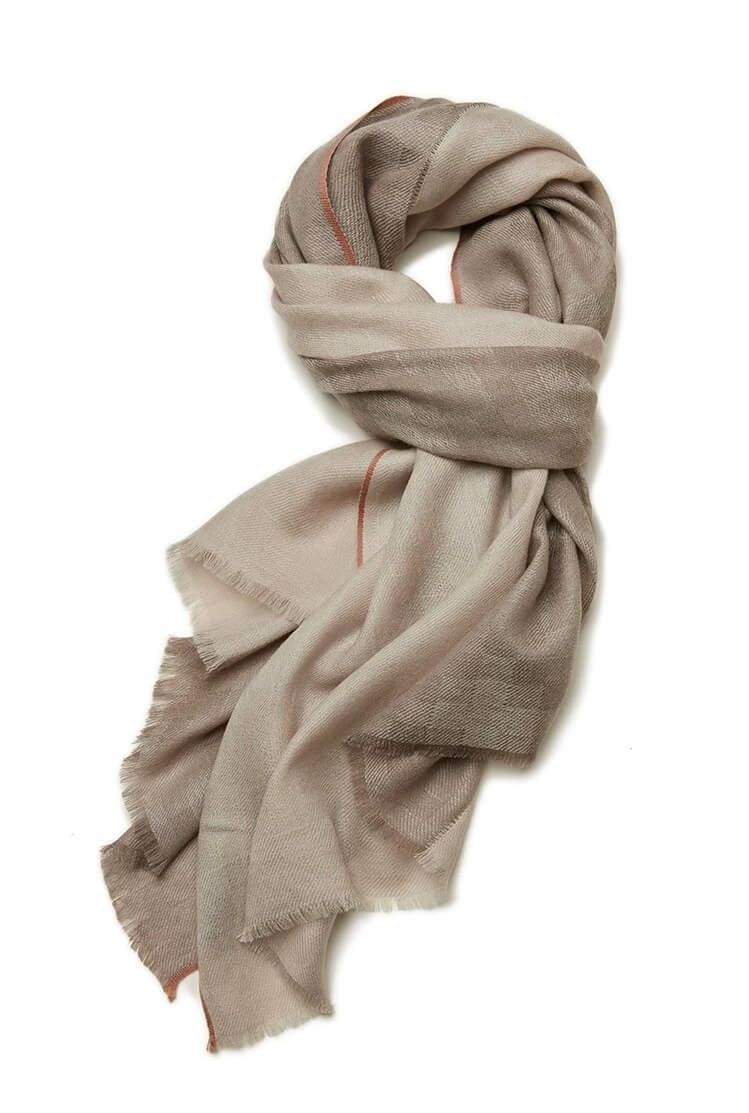 Luxury men’s cashmere plaid accessory