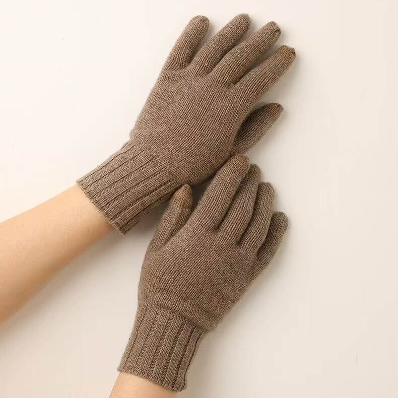 luxury cashmere winter gloves for women