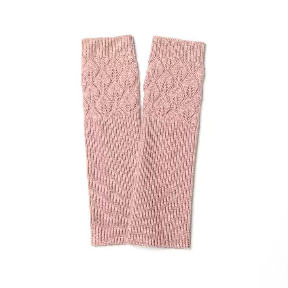 soft cashmere crochet arm warmers winter gloves,women’s 100% cashmere fingerless gloves long arm warmers