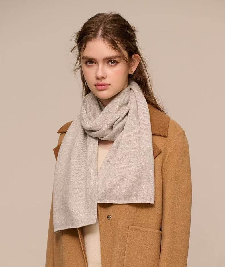 	luxury small cashmere scarf for men and women soft warm scarf