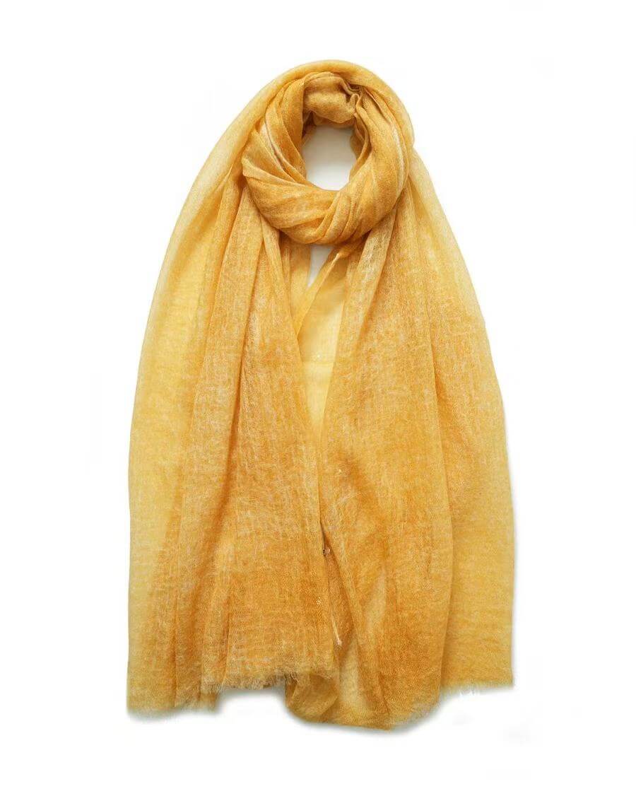 luxury thin cashmere scarf breathable fabric detail