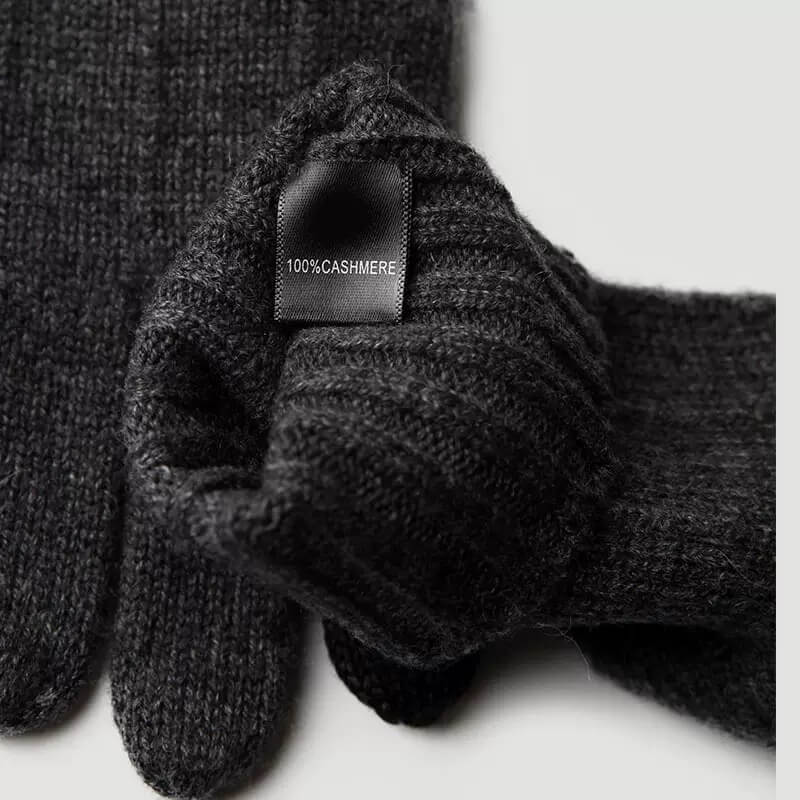 soft breathable men’s cashmere gloves cold weather