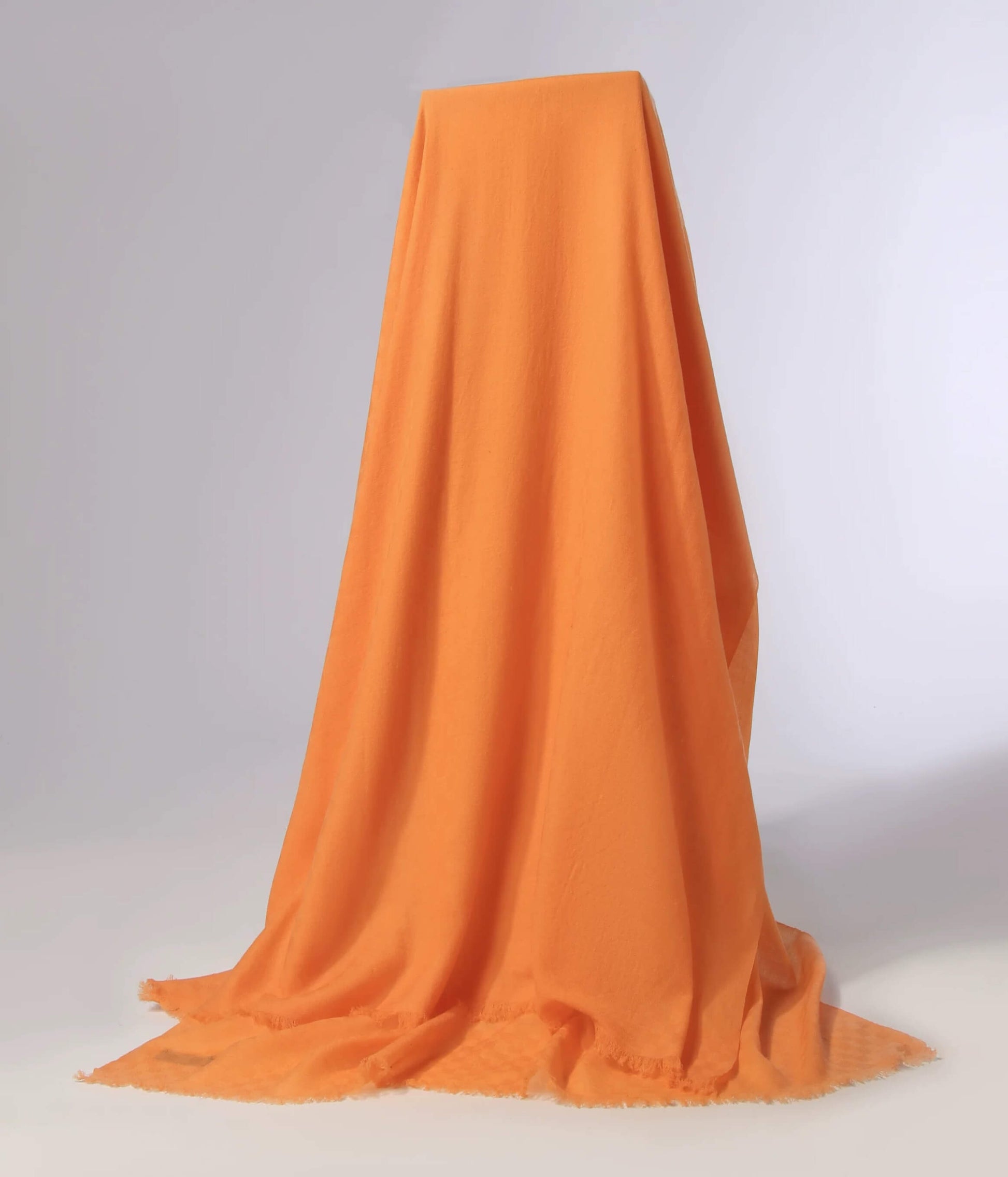 orange cashmere shawl soft airy travel accessory for women