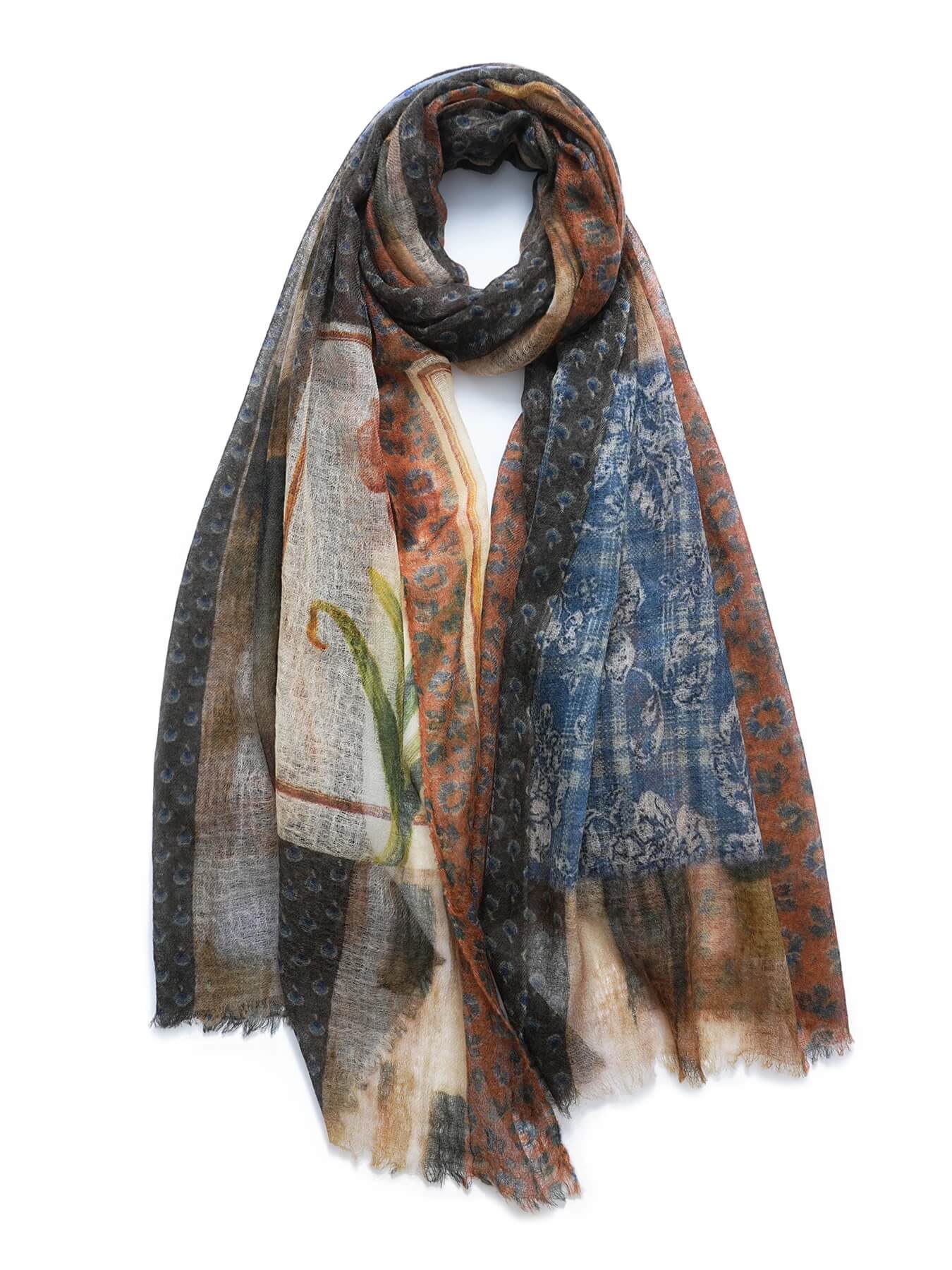 breathable cashmere shawl for spring summer sun protection
