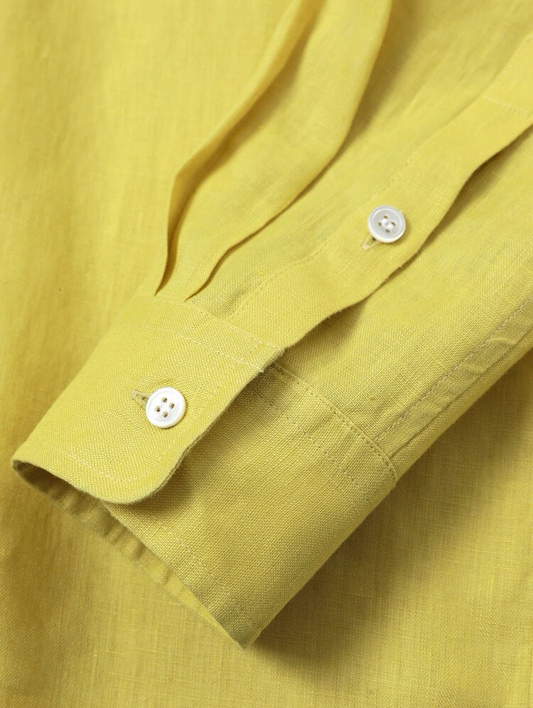 oversized linen blouse high low hem casual vacation wear women
